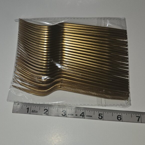 NEW Happy 21th 21st 21 Birthday Party Decor Plates Napkins Forks Lot Black Gold - Picture 8 of 11